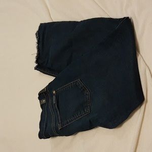 7 For All Mankind Roxanne Ankle Dark Blue Wash Women's Size 29